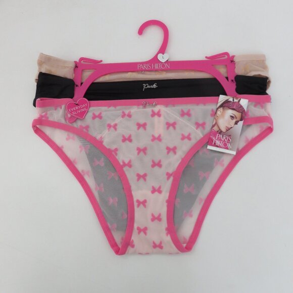 (#105) Paris Hilton 3 pack Everyday Sliving Panties Set! - Picture 1 of 4